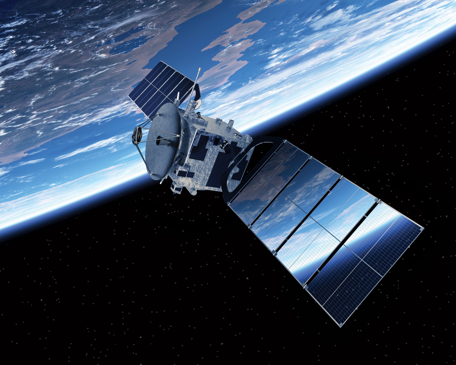 Satellite in space 